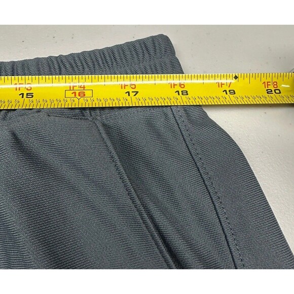 Under Armour Track Pants Mens XXL Gray Fitted Drawstring Pocket Zip Ankle Gym - Picture 9 of 11